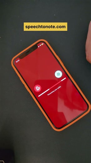 Speech to Note Mobile App Demo