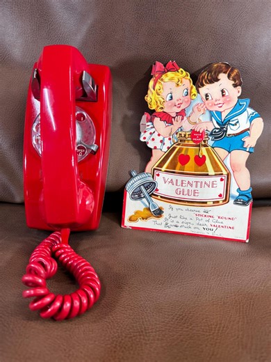 Vintage Rotary Red Telephone by Stromberg Carlson 1970s Wall Phone - Etsy