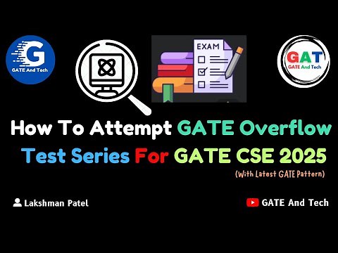 How To Attempt GO Test Series For GATE CSE 2025 📘🔍 | @GATEOverflowofficial