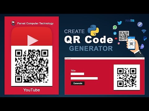 QrCode Generator | Create your Own Scan Plate using python | Gui Tkinter Project