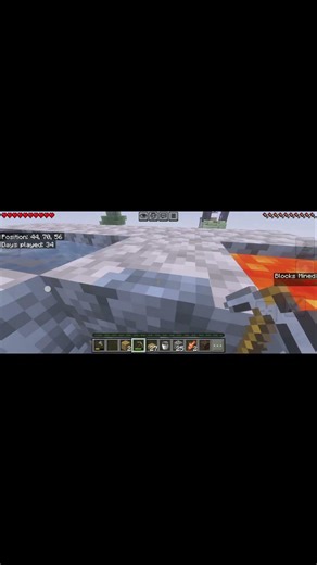 Minecraft challenge: One block, one chance! Can I do it? #MinecraftOneBlock #FYP #Viral