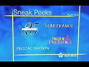 Miramax Films Sneak Peeks Menu (2005)
