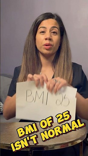 BMI 25 isn’t normal?