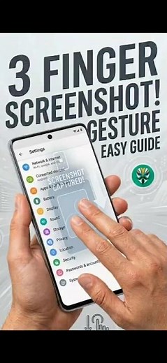 3-Finger Screenshot on Any Android | Magisk Module Trick! #magisk