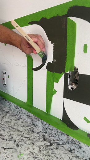 What do you think?? There are definitely pros and cons to a tile vs painted backsplash, but I think this is such a fun, easy, and CHEAP way to trasnsform your kitchen! Make sure you follow along so you can see the next episode of #that70sreno 🕺🏼 #paintedbacksplash #diy #kitchenremodel #budgetdiy