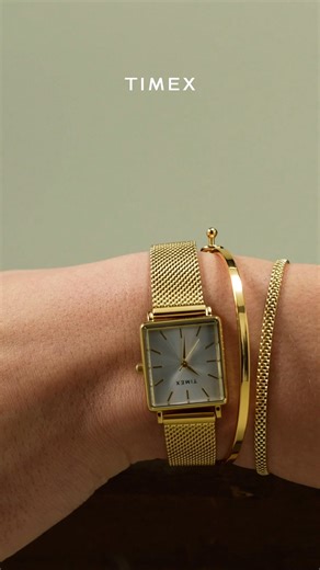 The kind of watch that looks good with everything—because it’s designed to. Our new rectangular watch keeps it simple but never boring. ⌚ Shop the look now! https://tinyurl.com/55kakzm2 #TimexPH #Transcend #FW25 | Timex Philippines