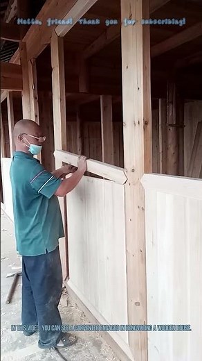 Carpentry: Renovating a Wooden House