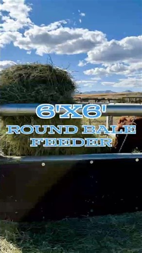 6’x6’ Round Bale Feeder