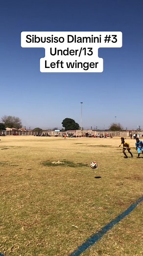 Sibusiso Dlamini Under 13 Left Winger