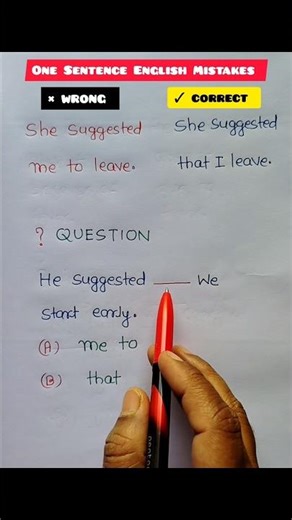 Stop Saying This Daily English Error! | One Sentence English Mistakes