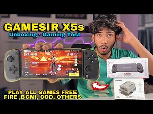 GameSir X5s Unboxing & Test 🔥 | BGMI, Free Fire, COD Mobile Console Level Gaming Experience