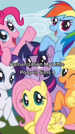 My little pony in the sims 4 💜 #mylittleponyfriendshipismagic #mylittlepony #sims #thesims4 #simstok #sims4 #thesims #thesims4gameplay