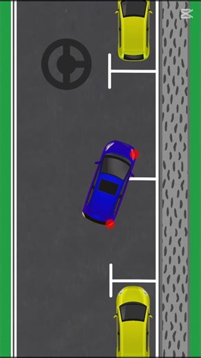 Front Parallel Park 🚗🅿️ #DrivingShorts #ParkingTips #ParallelParking