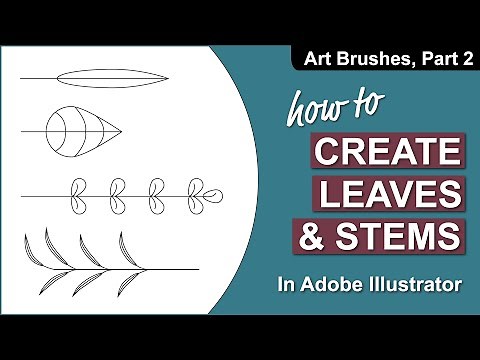 How To Create Leaves & Stems in Adobe Illustrator