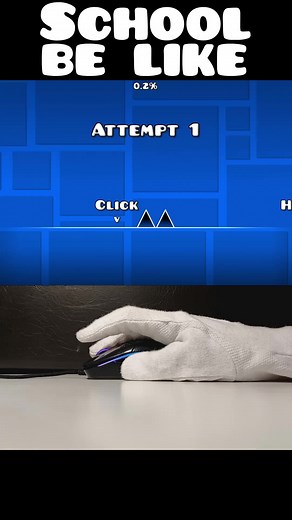 School Be Like in Geometry Dash