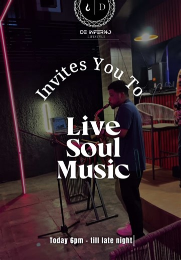 Midweek sounds, fine dining, and calm enjoyment. Our live sax nights happen every Wednesday you’re invited @deinfernolifestyle 📍Plot 31 premiere layout, Off Goshen Estate New artisan Enugu. . . . . . #deinfernolifestyle #enugunightlife #enugu #enugucity #enugurestaurant