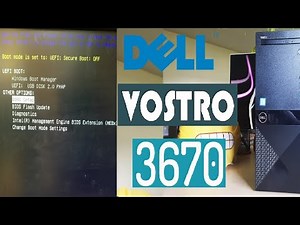 DELL Vostro 3670 BISO Setting | FIX and Slove Windows Installation Booting Problems