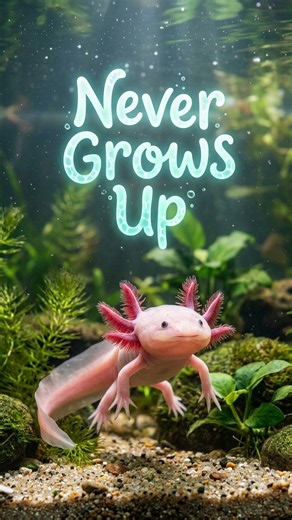 The Animal That Refuses to Grow Up! 🦎✨ #Shorts #axolotl