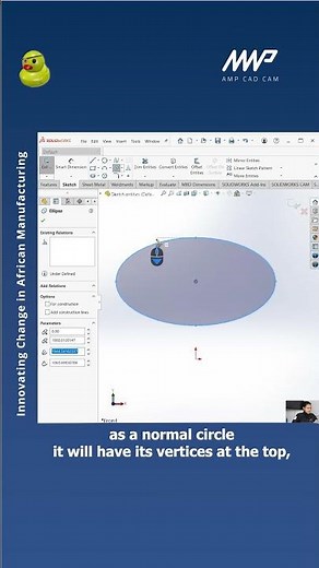 Sketch Entities: Ellipse Tutorial - SOLIDWORKS