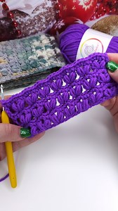 28K views · 348 reactions | Crochet puff stitch perfect for scarf ♥️❤️ | Crochet&Knitting by marifu6a | Facebook