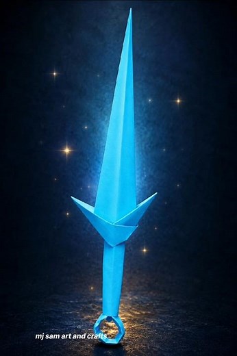 How to Make a Paper Kunai | Easy Origami Ninja Weapon Tutorial| DIY Naruto kunai Paper knife ninja
