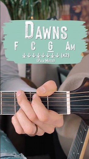 Dawns Zach Bryan Guitar Tutorial (feat. Maggie Rogers) // Dawns Guitar Lesson #shorts