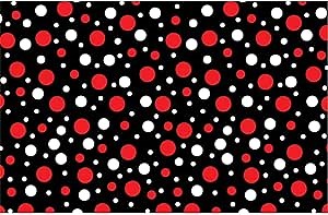 Amazon.com: HTV4U Puff Valentine's Day Heat Transfer Vinyl (Black and Red Dots, 18.5" x 1 Yard) - 3D Cute Polka Dot Pattern for Custom Unique Romantic Apparel and Creative Fabric Décor : Arts, Crafts & Sewing