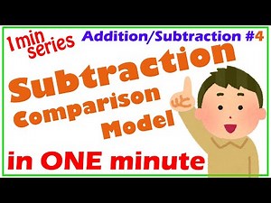 In ONE MINUTE: Subtraction Comparison Model