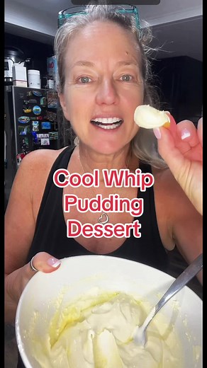 Cool Whip Pudding Dessert Sugar free cool whip Sugar free vanilla instant pudding Let cool whip thaw. Add pudding mix in to cool whip and stir until completely mixed. For an extra crunch, serve with high key crackers….and look! You can make a cream filled cookie too! Comment EASY to be added to my page nichole.salazar #coolwhippudding #ketodessertcups #lowcarbdessertidea #sugarfreedessert #highkeywafers