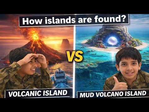 👉 How Islands Are Formed? 🌋 | Volcanic Islands & Mud Volcano Islands Explained
