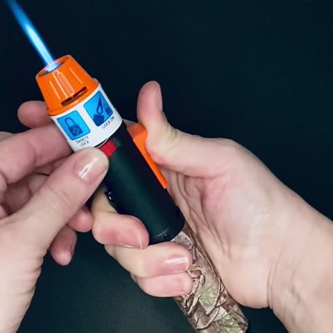 Torch Blue Torch Stick Multi Purpose Refillable Jet Butane 2300 Degree Prefilled & Ready to Use Lighter- Camoflauge (12)