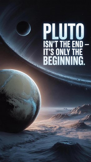 62K views · 1.2K reactions | “Pluto Isn’t the End — It’s Only the Beginning.” #science #space #pluto #NASA #solarsystem #universe | Lordwin Be Franz | Facebook