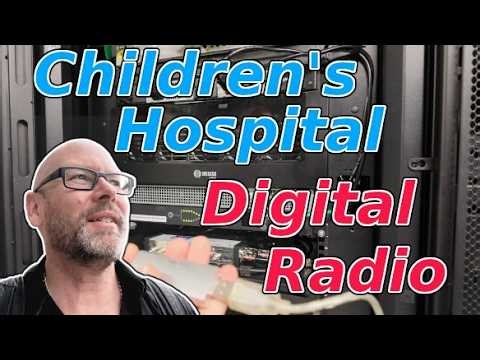 Multicast digital radio server setup at Children's Hospital