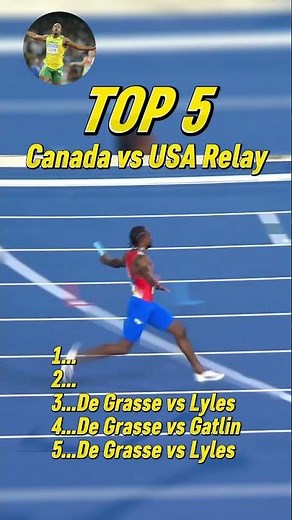 Top 5 Greatest Canada vs USA Relay Races Ever!