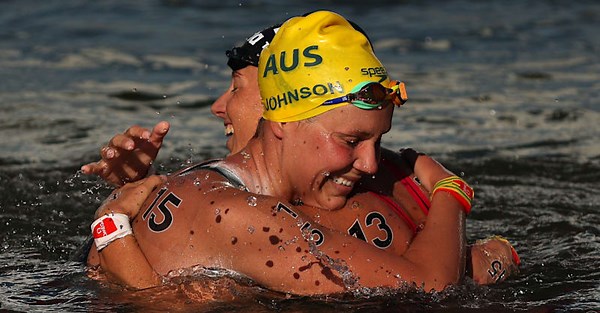 Australia's Moesha Johnson wins silver in Paris 2024 Olympic marathon swimming | Watch video highlights