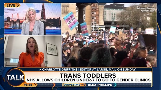 26K views · 934 reactions | "The NHS are now going to be assessing children under the age of seven for gender identity issues." Alex Phillips fears society is going down a "wormhole" over gender identity "nonsense". | TalkTVUK | Facebook