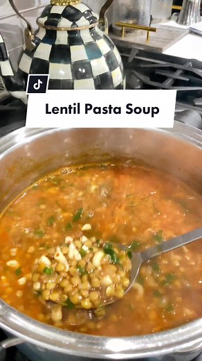 Delicious Lentil Pasta Soup Recipe