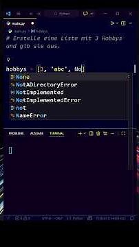 🔥 Python Listen explained simply 🧠 #shorts #python #coding #programming