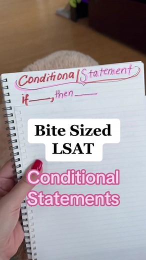 Bite sized LSAT guide:Conditional Statements. Mastering “If..,then…” statements can start simple. Every valid conditional statement also has a valid contrapositive. You find the #contrapositive by switching the order of the terms AND negating both signs 📚📖📚📖 #lsat #lsatscore #conditionalstatements #studyingforthelsat #lawschoolprep #lsatprep