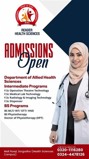 Allied Health Sciences programs | Health Care Education | Reader Health Sciences | Reader Group