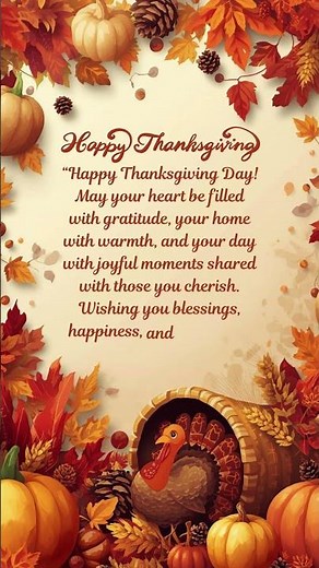 Happy Thanksgiving Day Wishes #thanksgiving