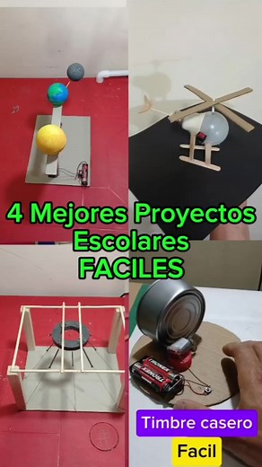Proyectos Escolares Fáciles y Creativos