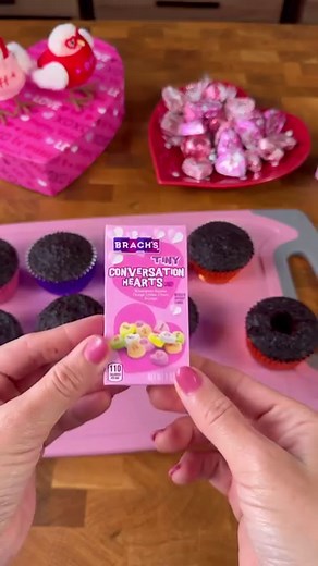 6.2K views · 36 reactions | Chocolate covered candy cupcakes 勺❤️...