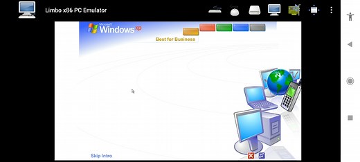 看手机用limbo运行Windows xp 64位专业版系统