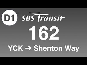 BFTP: SBS Transit Trunk 162 Direction 1 Hyperlapse