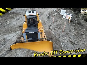 RC CONSTRUCTION - Bruder D11 Dozer Conversion - Pushing Dirt💪😎