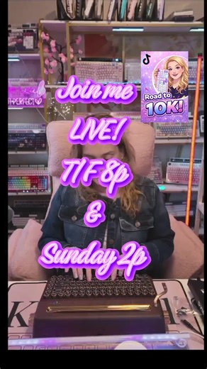 ✨🎥 LIVE ALERT! 🎥✨ Come hang out with me LIVE on TikTok 💕⌨️ 🗓 Tuesday & Friday at 8PM 🌙 🗓 Sunday at 2PM ☀️ We’re talking all things keyboards, vibes, and fun 🩷💻✨ Tap in, chat with me, ask questions, and enjoy the keeb energy 🔥⌨️💖 Don’t forget to follow, set a reminder, and pull up! 🚨👀 See you LIVE!! 💕🎉🫶 #live #livehighlights #keyboard #keebtok @YUNZII KEYBOARD