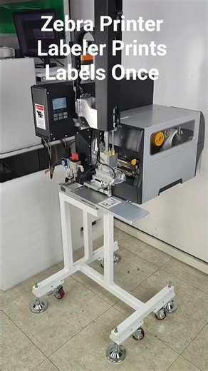 ZebraPrinter labeling machine printing and labeling all-in-one machine