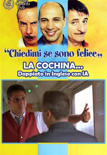 🎬 La Cochina - English Version! 🌟 Abbiamo portato in un nuovo idioma la scena de La Cochìna, uno dei momenti più iconici di Chiedimi se sono felice! 🎭 @agg_ufficiale , con le loro voci originali, ora parlano inglese... ed è tutto da ridere! 😂 👉 Un tributo alla genialità comica italiana, che supera i confini linguistici per conquistare ancora più cuori. ❤️ 🎥 Non perdetevi questa chicca e restate con noi per altre scene leggendarie doppiate in modo unico! #ItalianComedyDub #aldogiovannigiaco