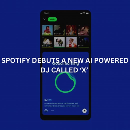 Spotify has launched a new AI feature called the DJ, which provides personalized music recommendations and commentary based on users' listening history and feedback. The DJ uses Spotify's personalization technology and OpenAI's generative AI to deliver a unique and personal listening experience. The more users interact with the DJ, the better its recommendations become. With the DJ, listening on Spotify has never been more personal, combining the expertise of Spotify's music editors with the pow